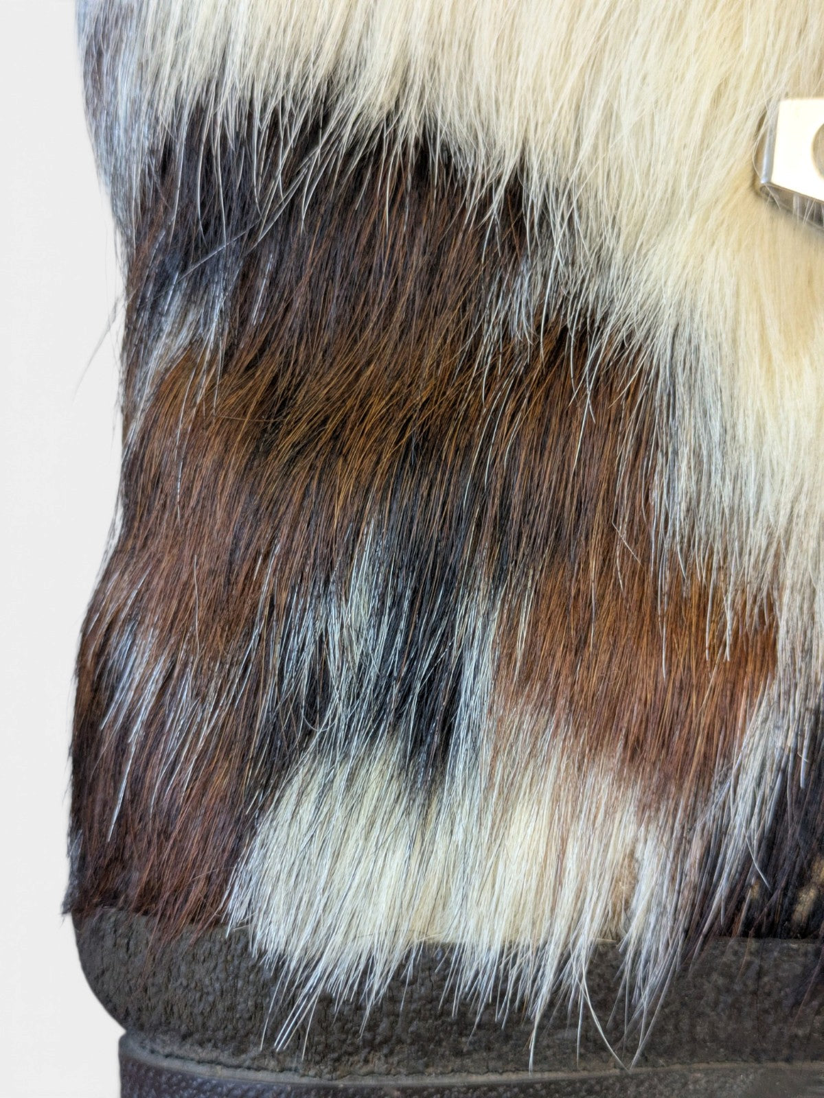 Fur après-ski snow boots (90s)
