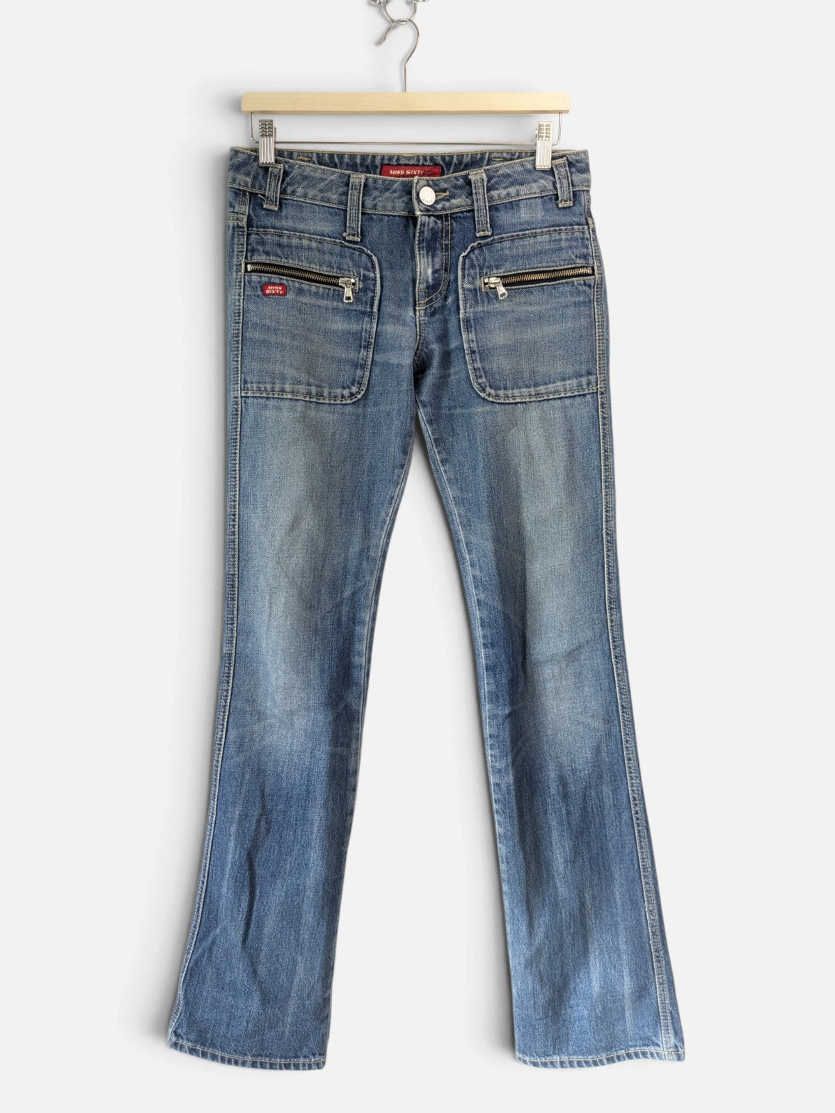 Miss Sixty low waist flared jeans (2000s)