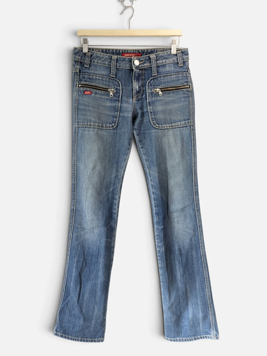 Miss Sixty low waist flared jeans (2000s)