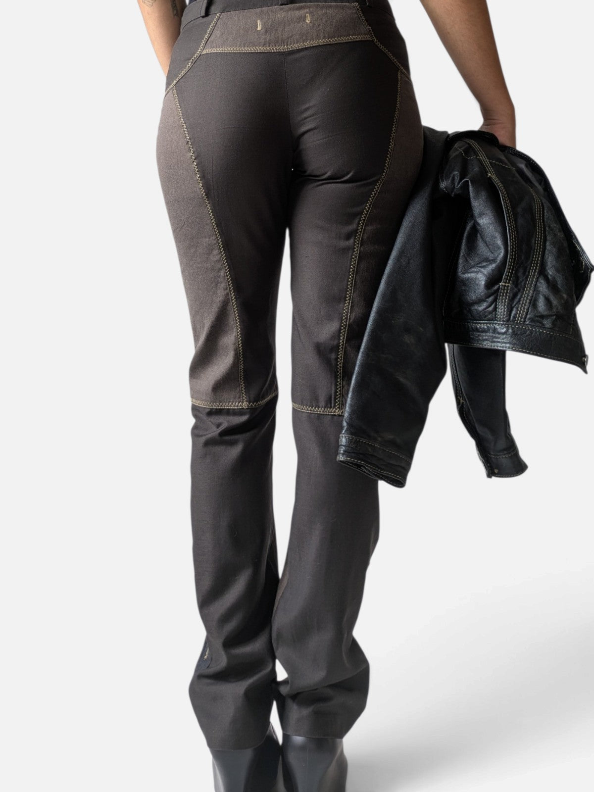 Patchwork panelled trousers (2000s)