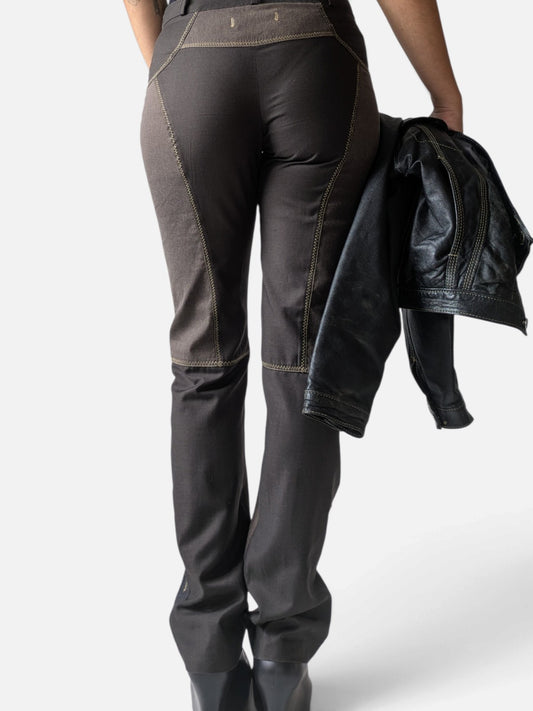 Patchwork panelled trousers (2000s)