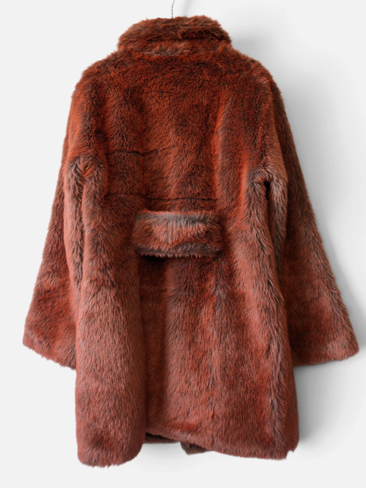 Fiorucci faux fur buckle coat (2000s)