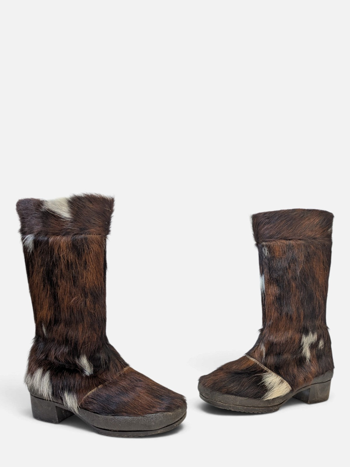 Fur après-ski snow boots (90s)