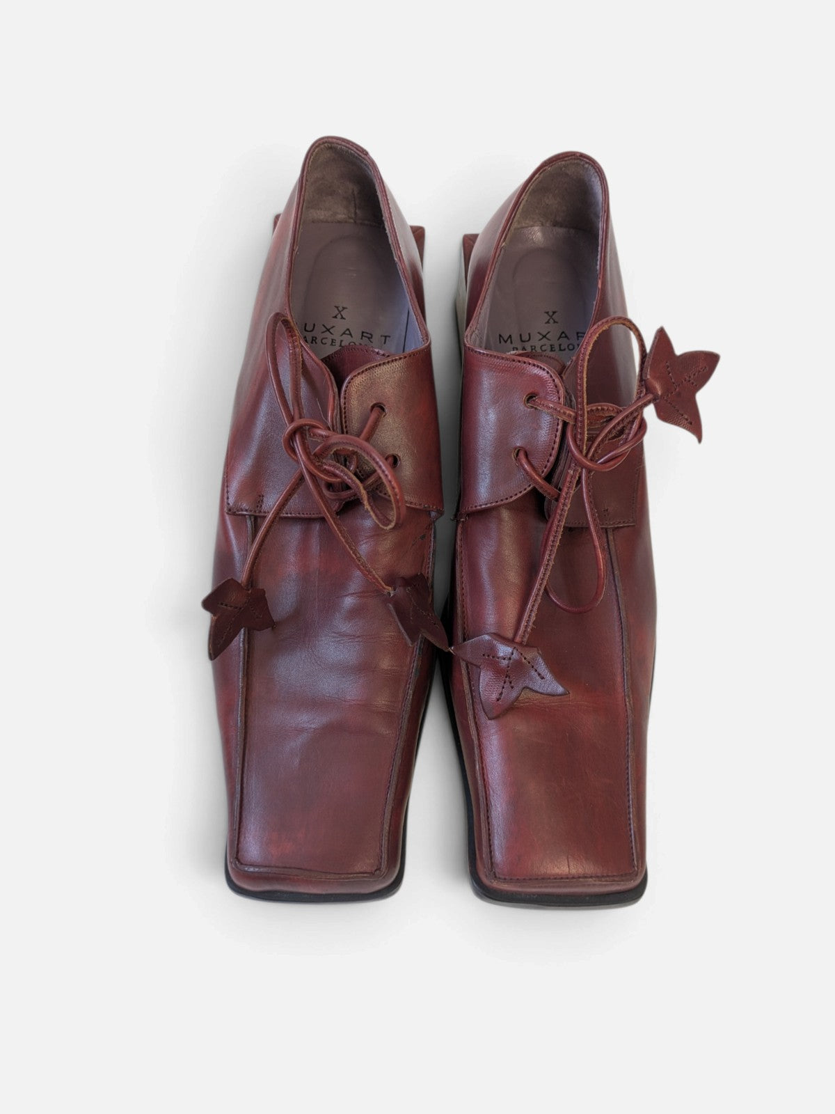 Muxart square toe lace-up shoes (2000s)
