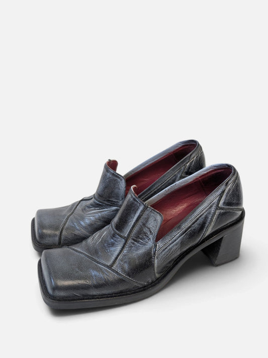 Spiral square toe loafers (2000s)