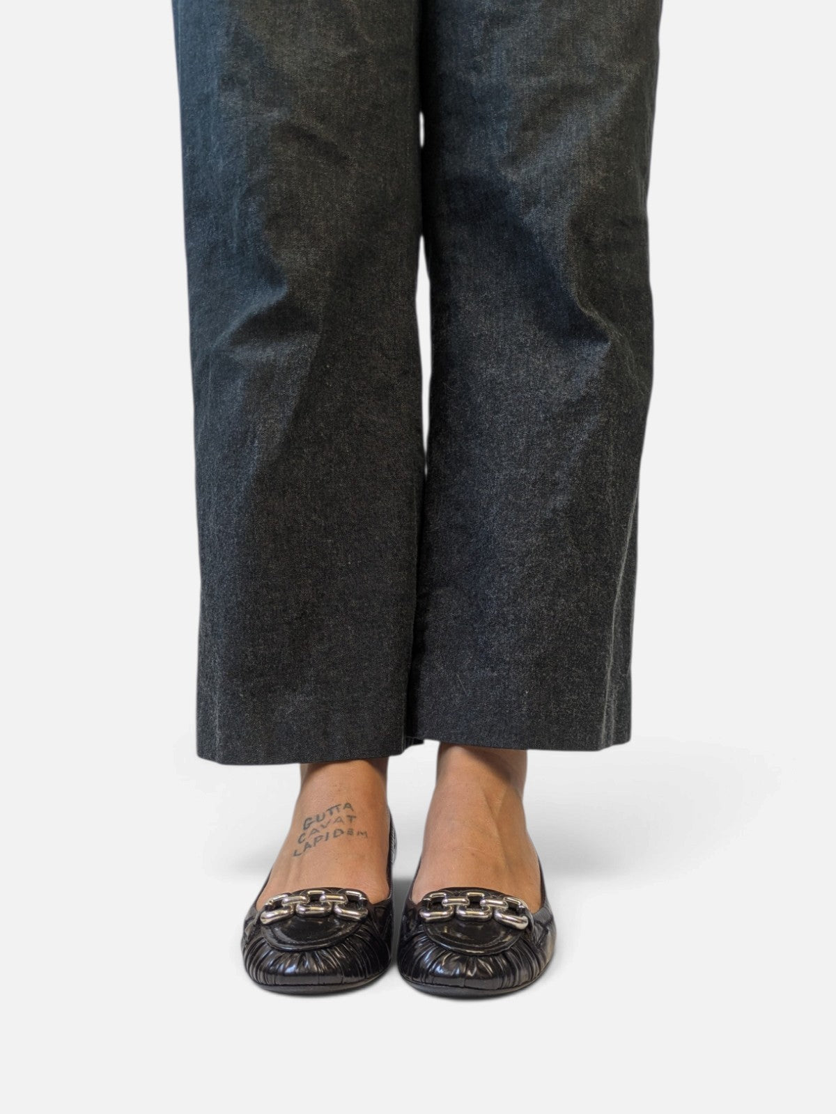 Prada chain-link loafer pumps (2000s)