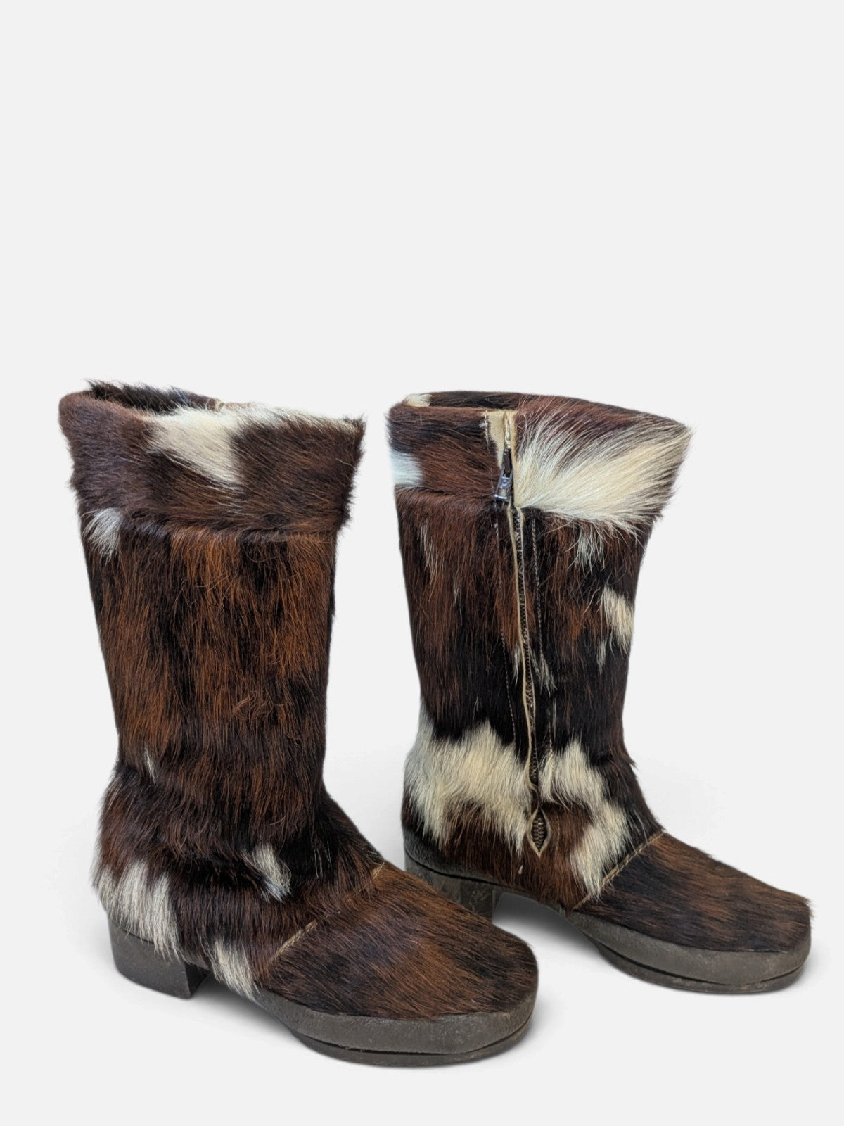 Fur après-ski snow boots (90s)