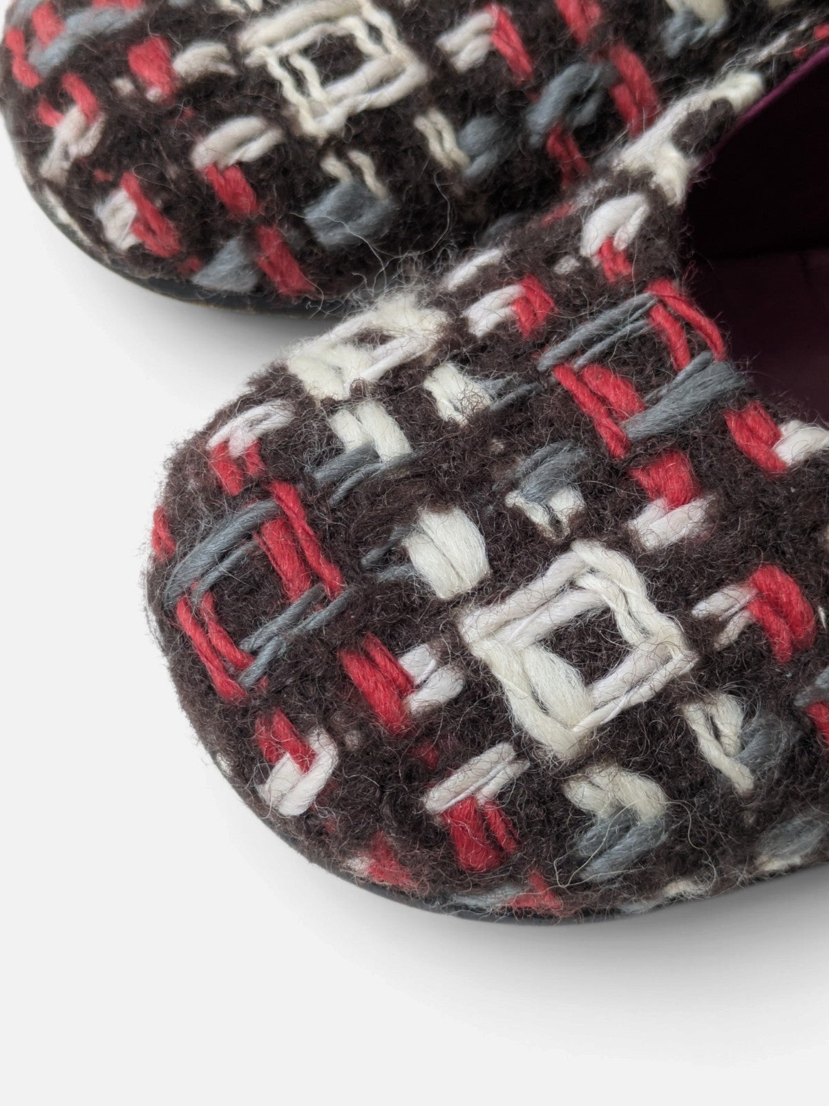 Muxart patterned heeled mary jane (90s)