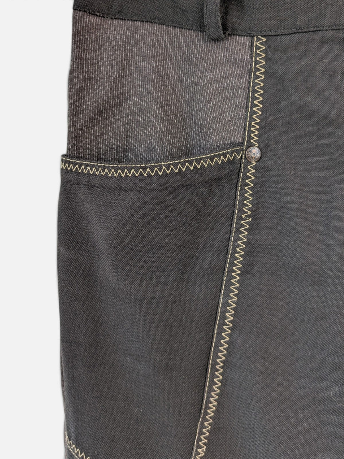 Patchwork panelled trousers (2000s)