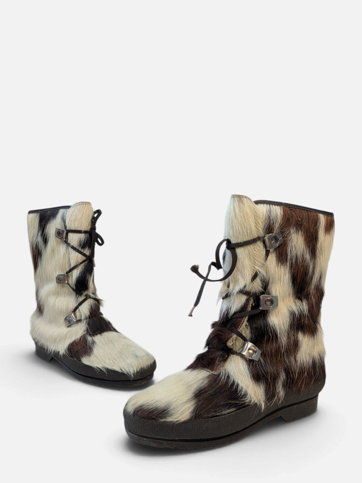 Fur après-ski snow boots (90s)