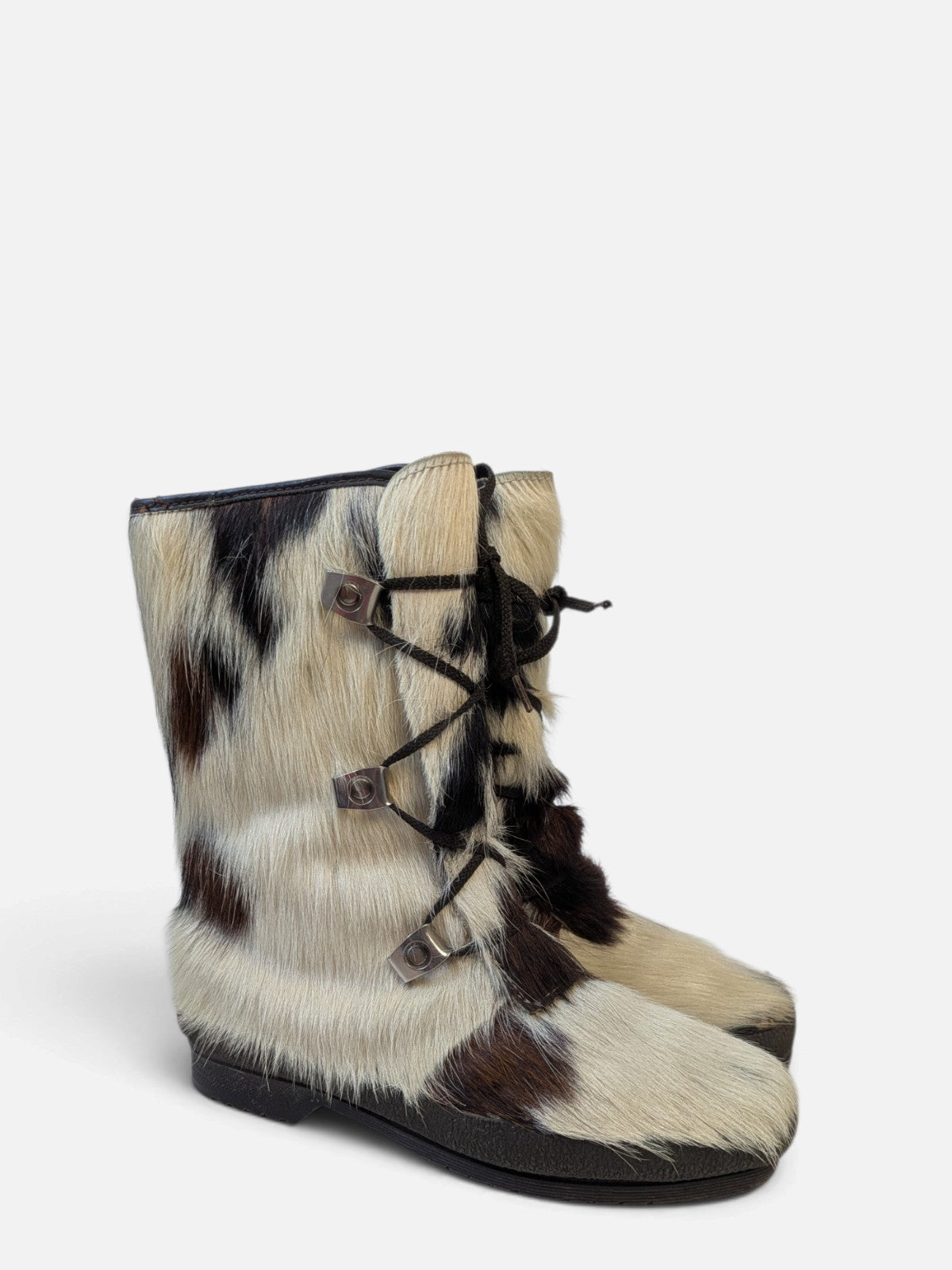 Fur après-ski snow boots (90s)