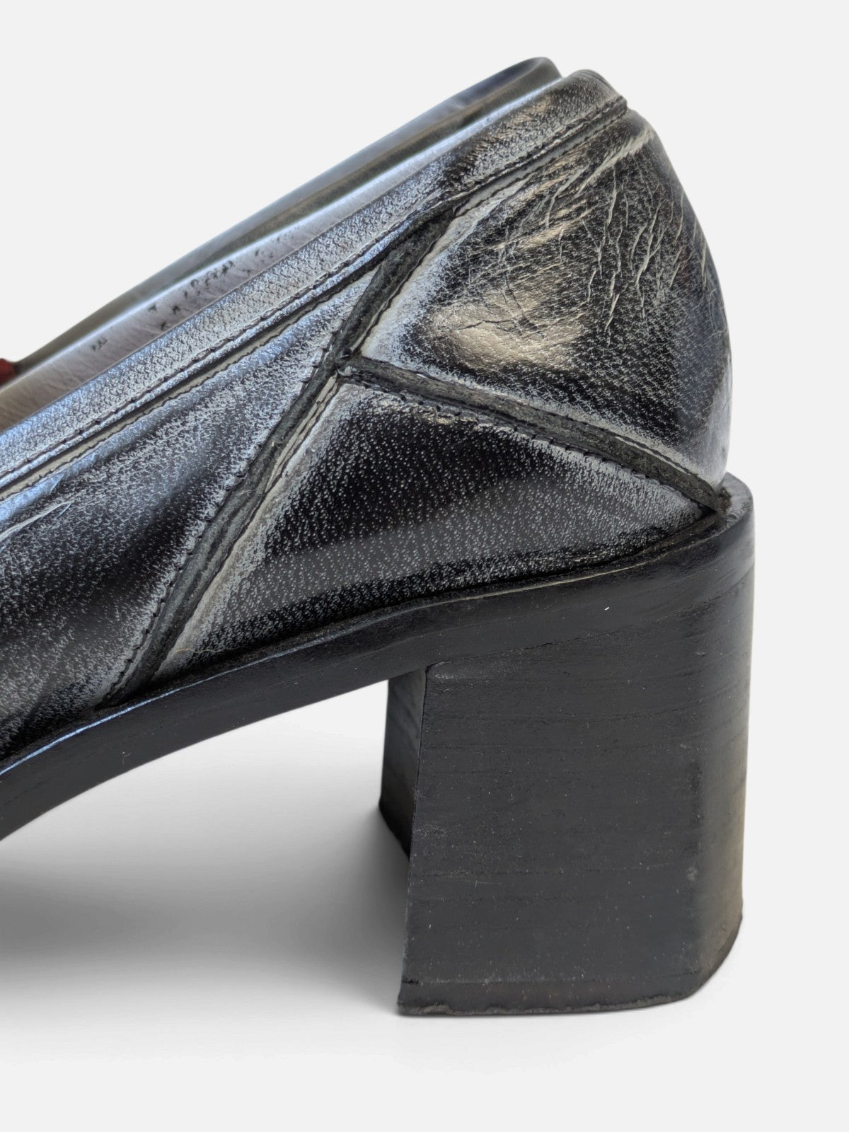 Spiral square toe loafers (2000s)