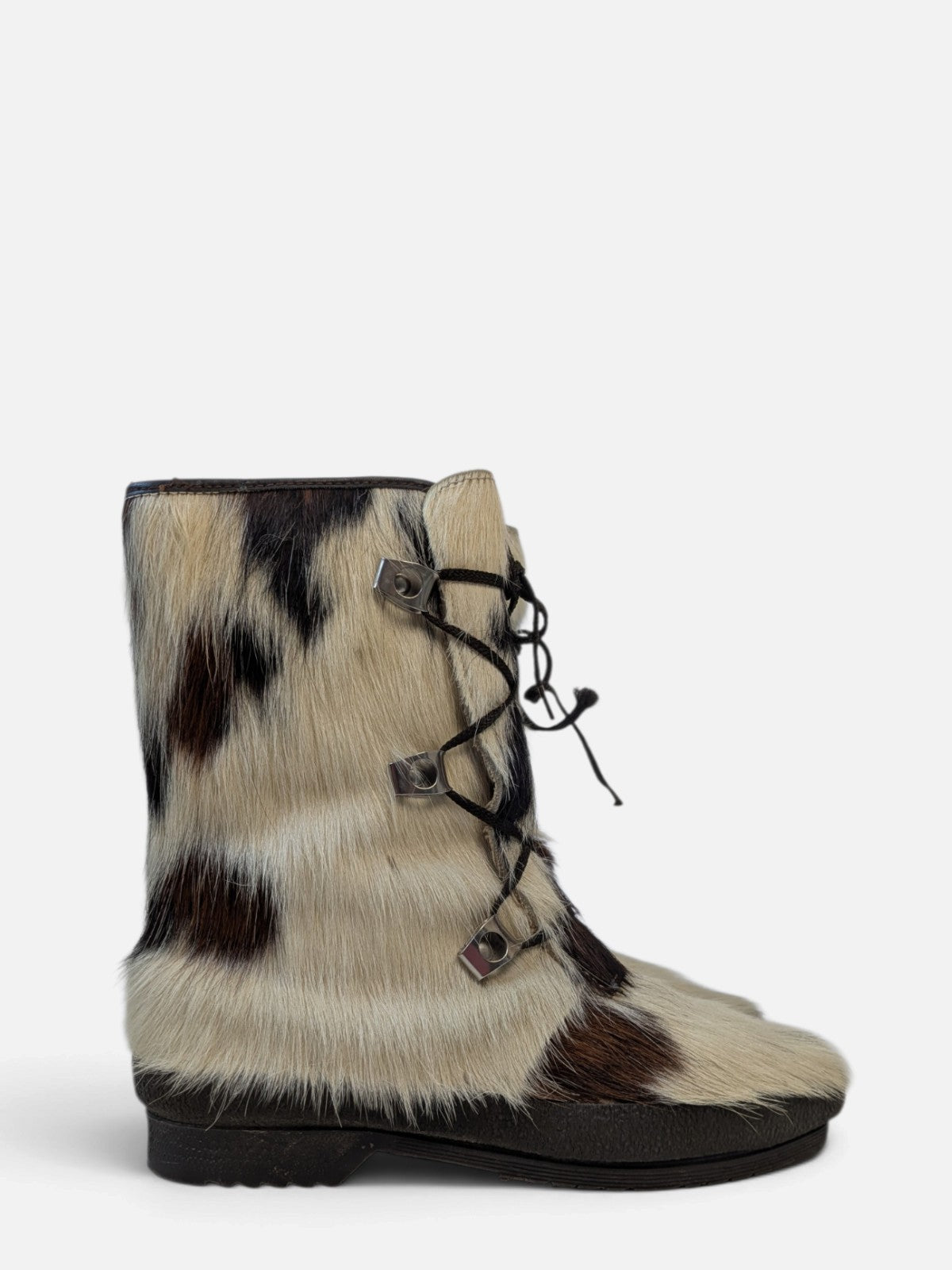 Fur après-ski snow boots (90s)