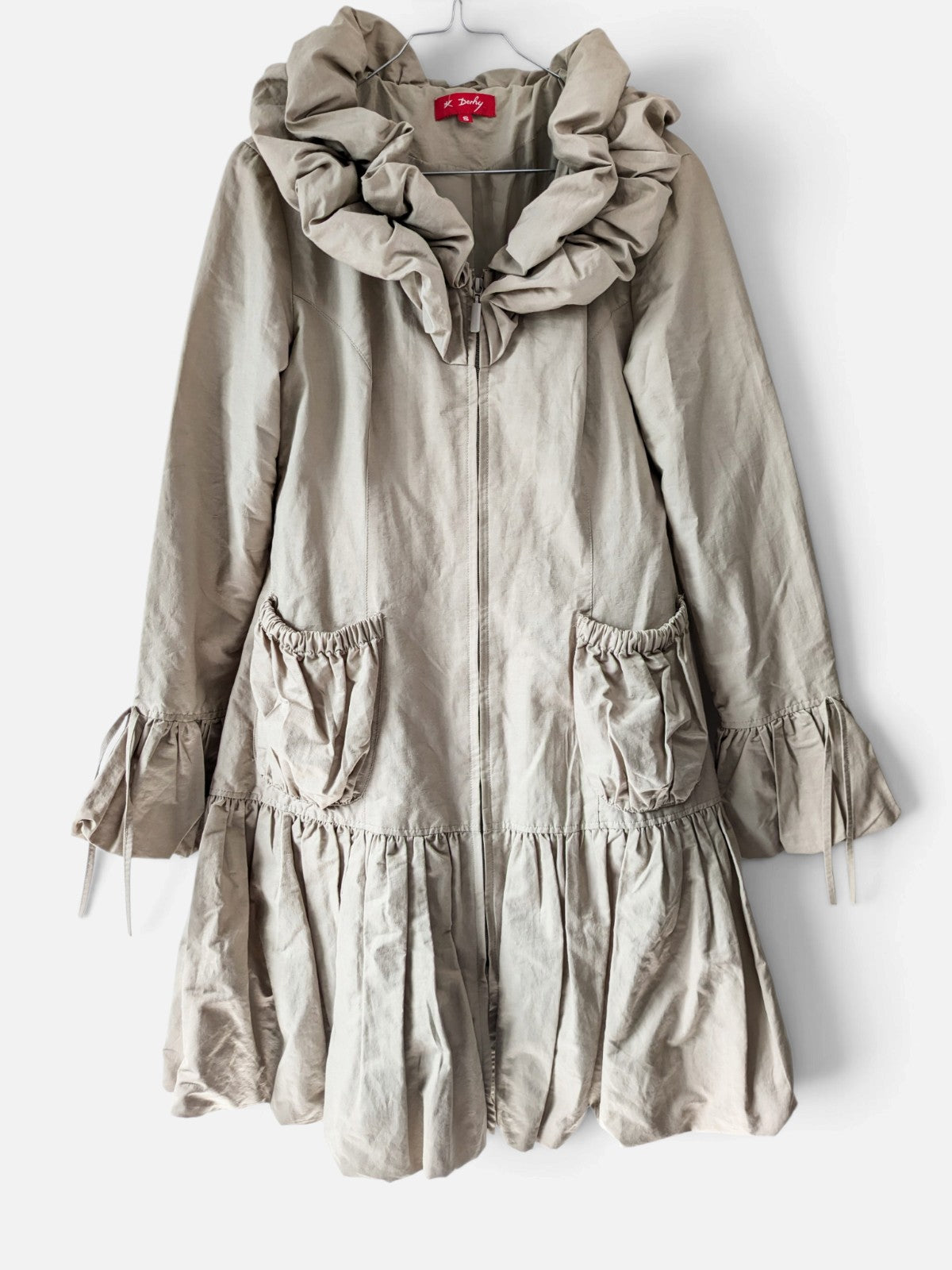 René Derhy sculptural balloon-hem parka (2000s)
