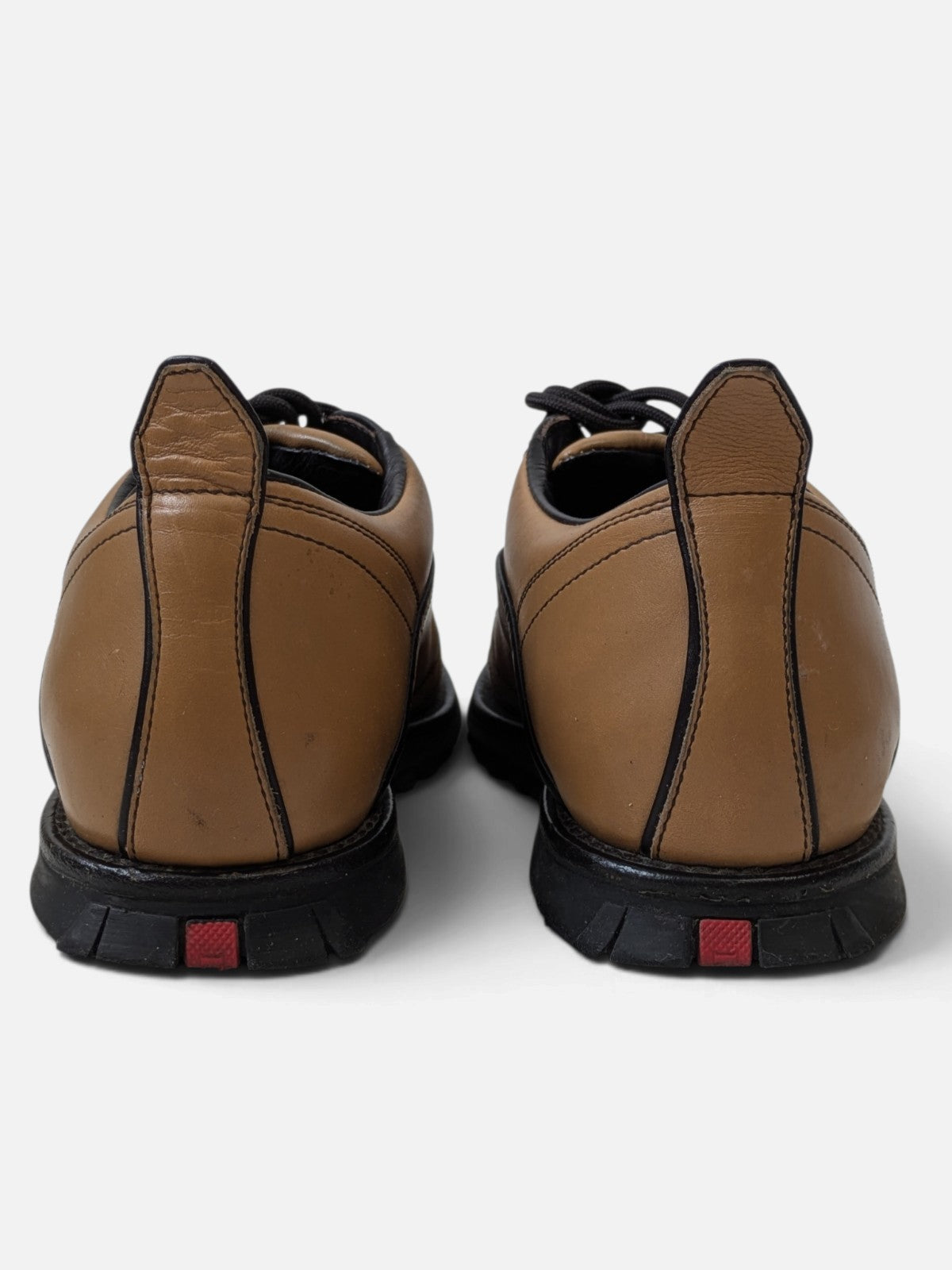 Prada bowling style lace-up shoes (2000s)
