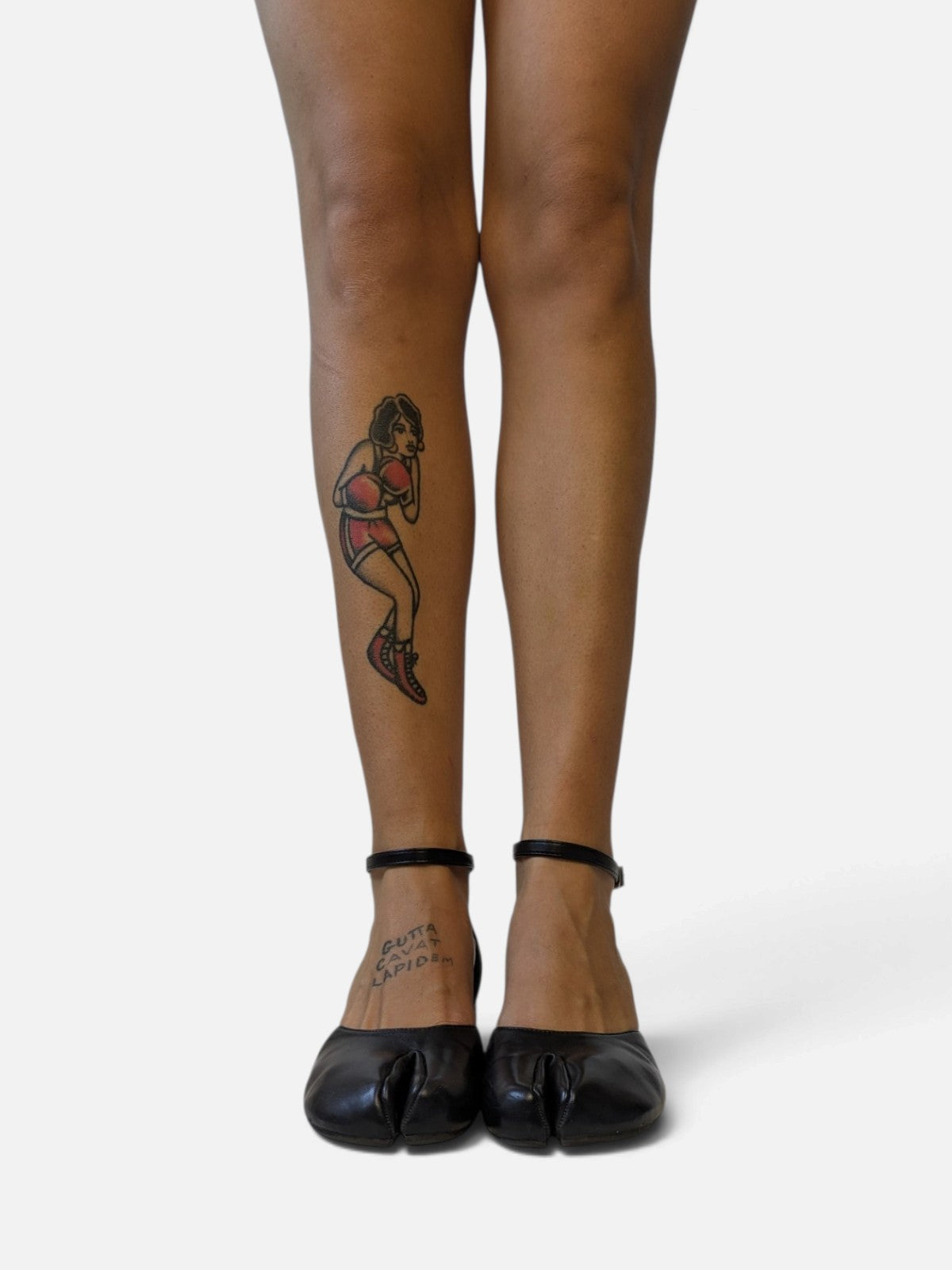 Tabi mary jane shoes with block heel