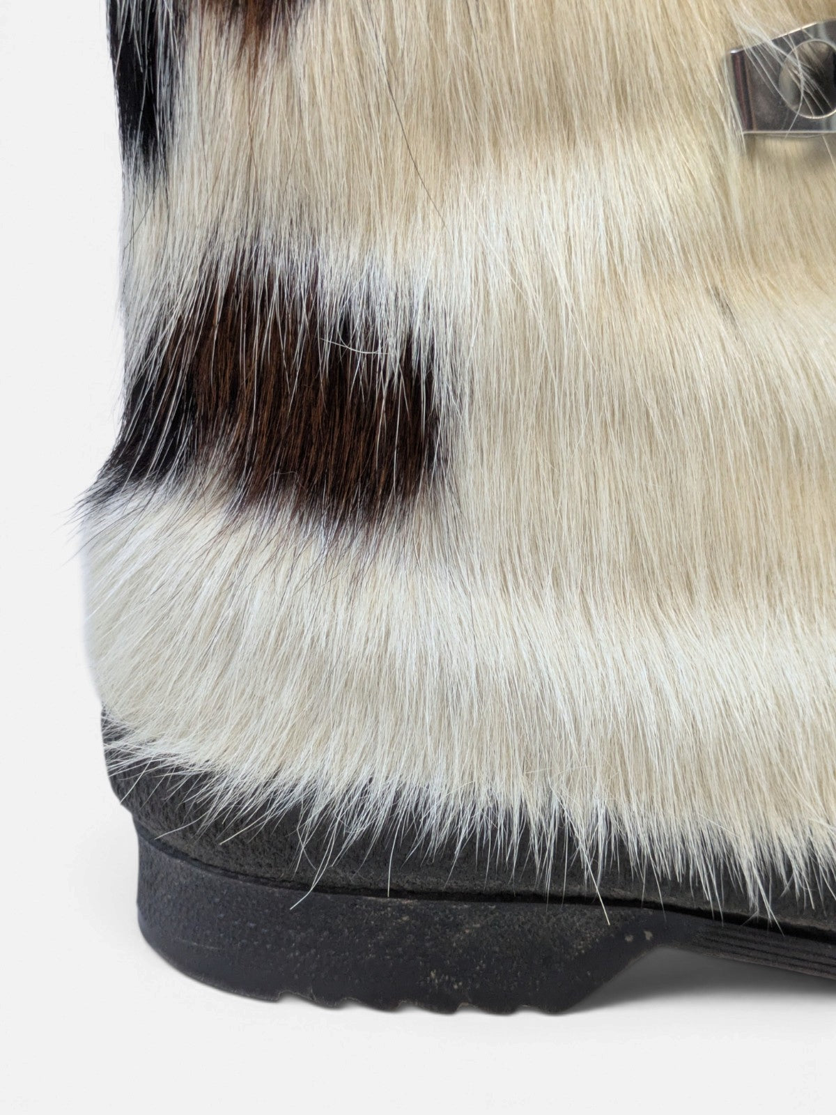 Fur après-ski snow boots (90s)