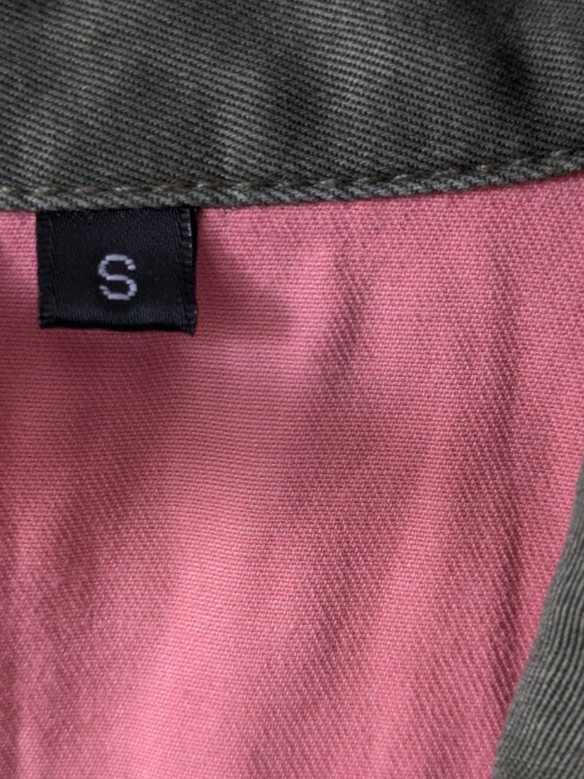 Colour-block military shirt dress (2000s)