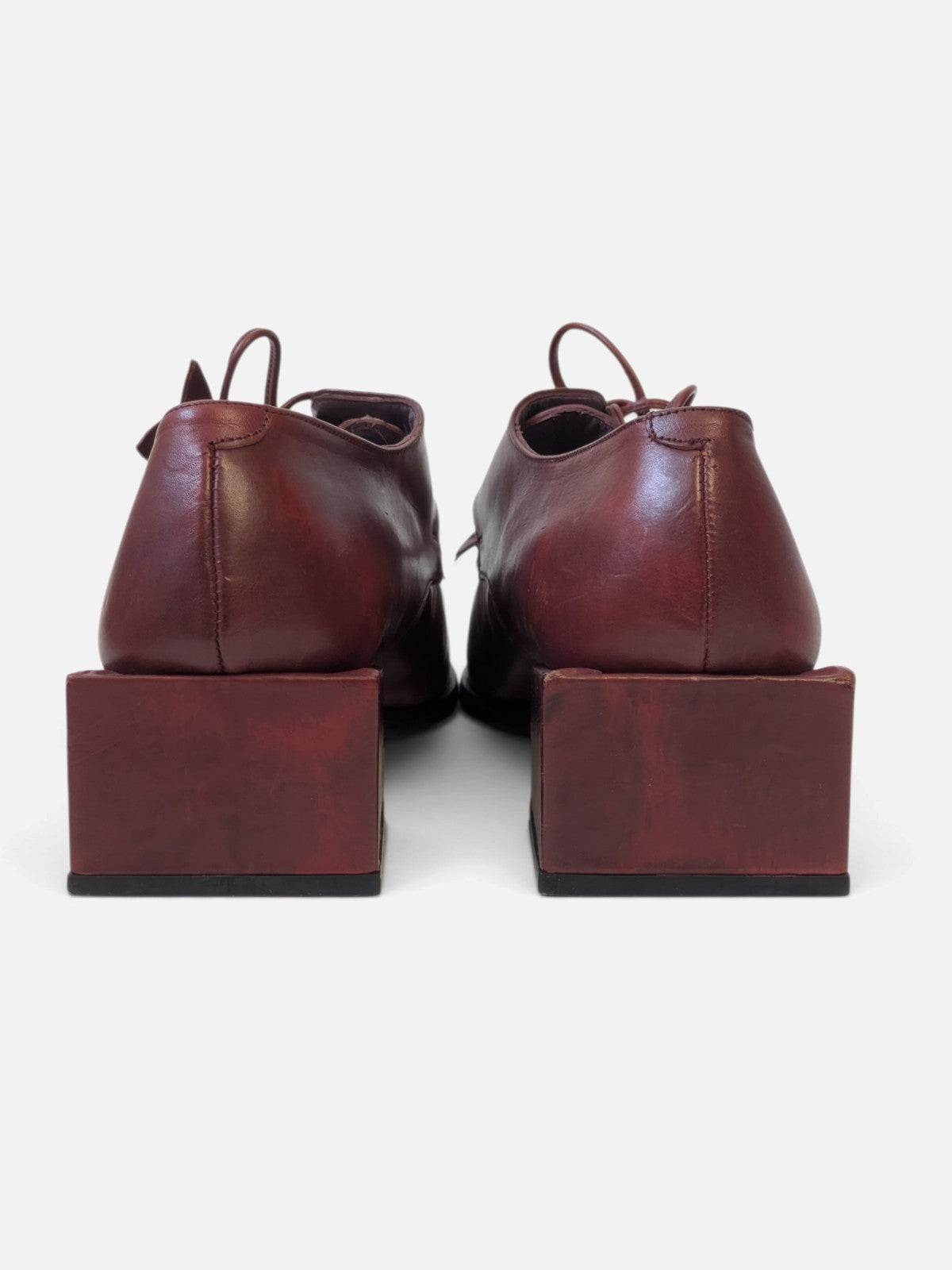 Muxart square toe lace-up shoes (2000s)