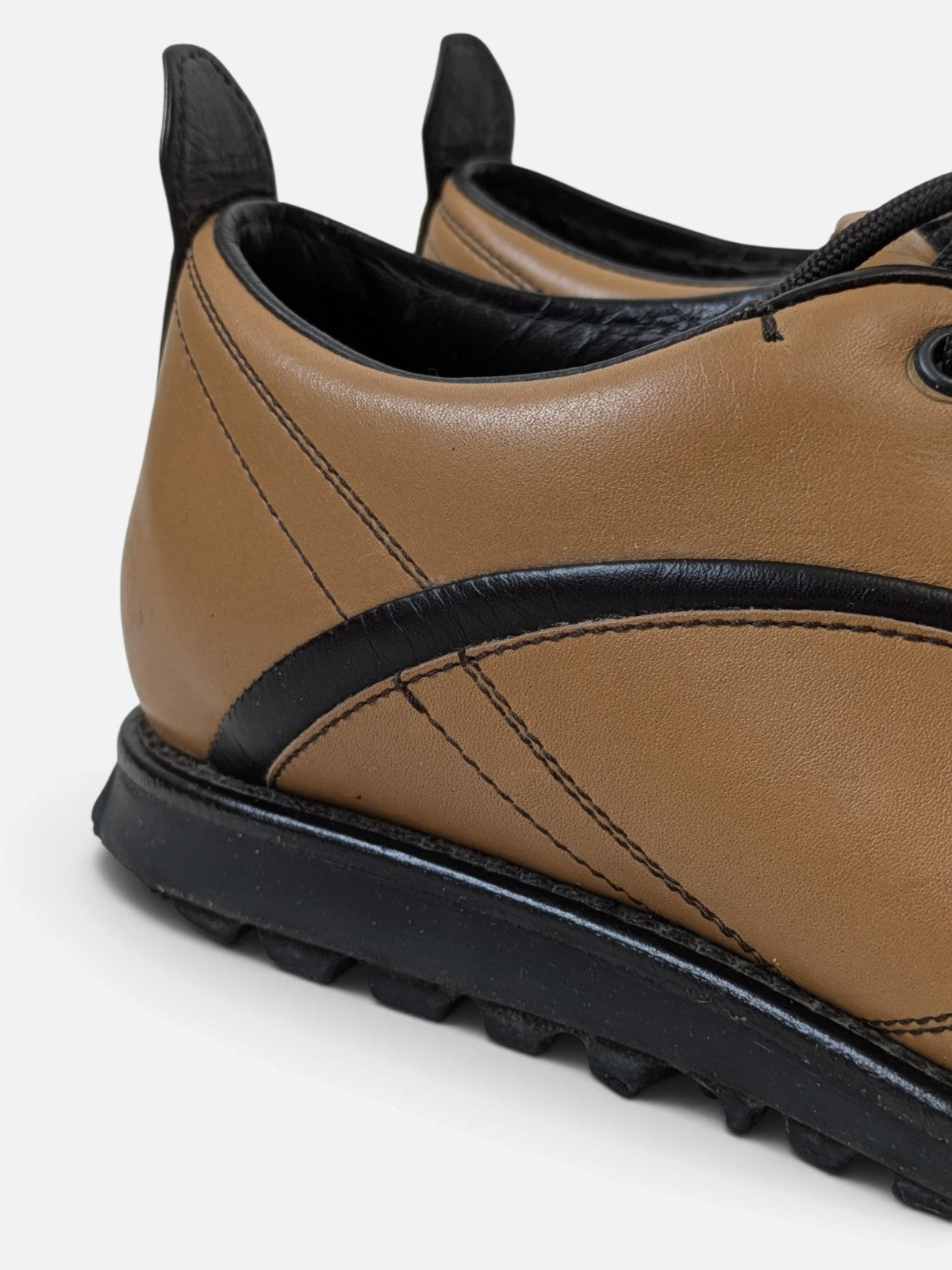 Prada bowling style lace-up shoes (2000s)