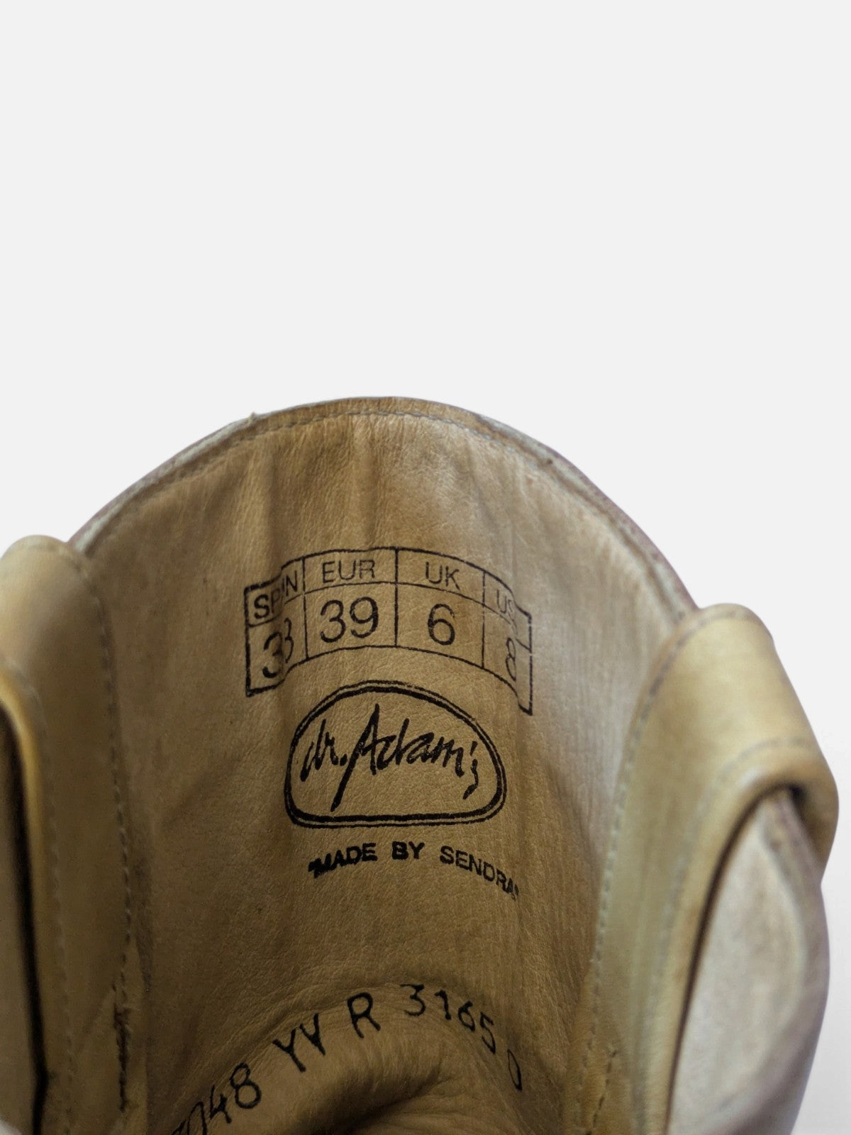 Checkered patchwork boots by Sendra for Dr. Adams (90s)