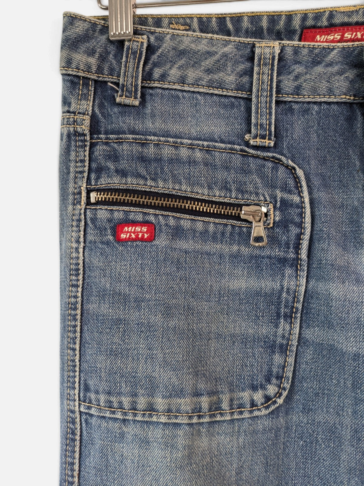 Miss Sixty low waist flared jeans (2000s)