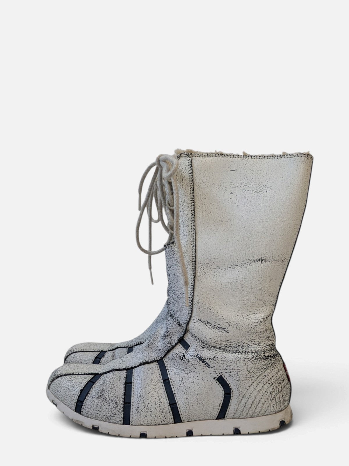 Levi's vintage sneaker boots, shearling lined (90s)