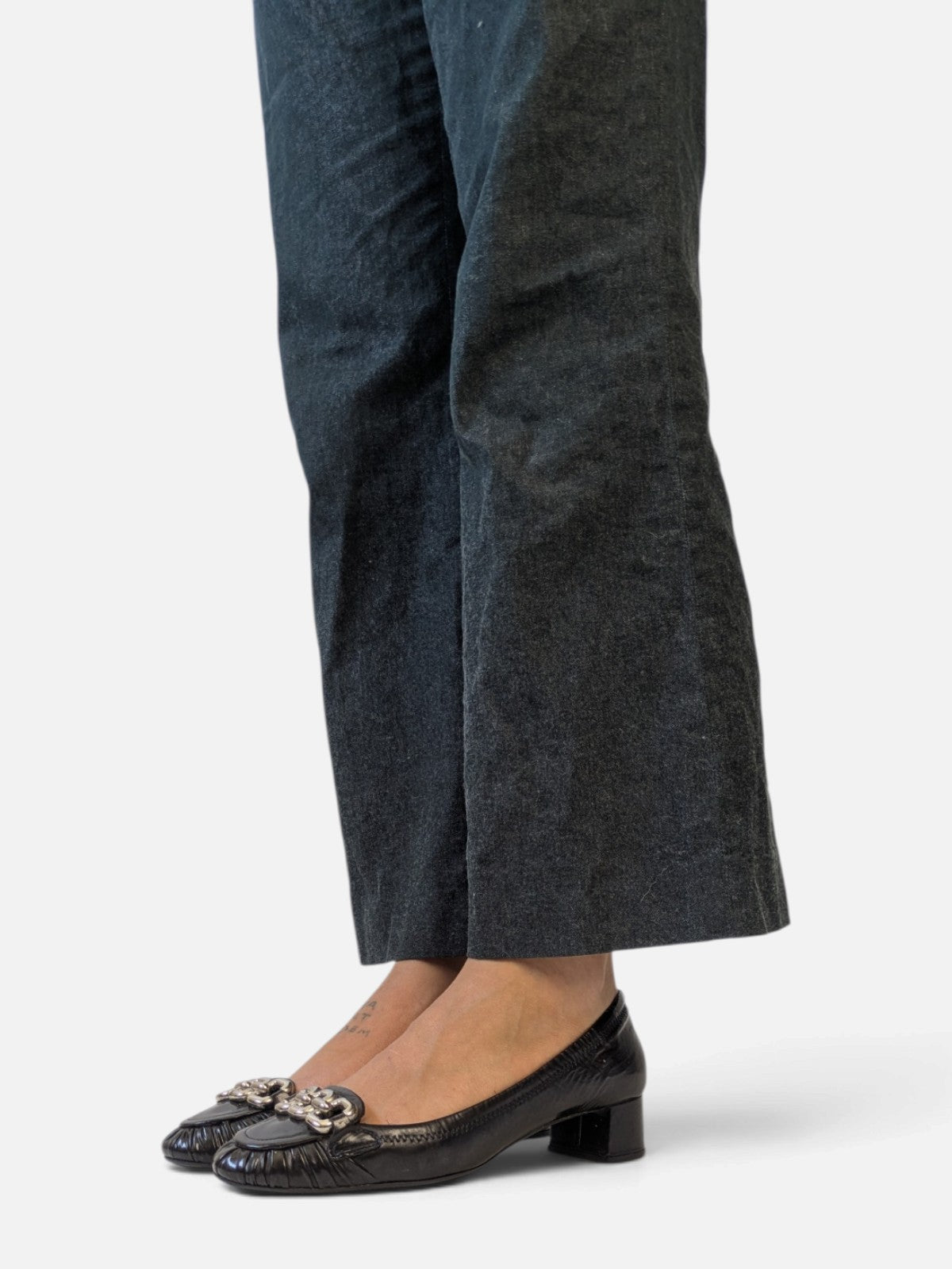 Prada chain-link loafer pumps (2000s)