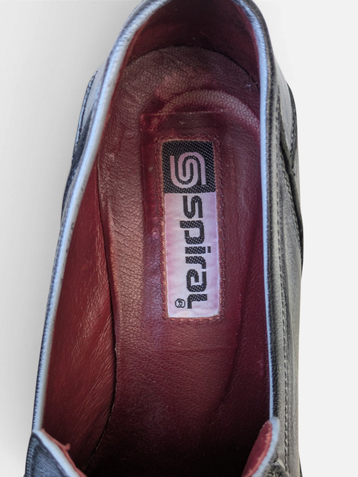 Spiral square toe loafers (2000s)