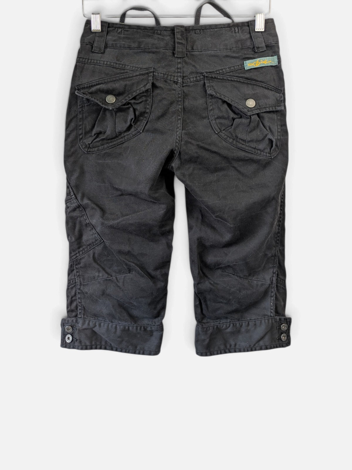 Diesel black cargo capri (2000s)