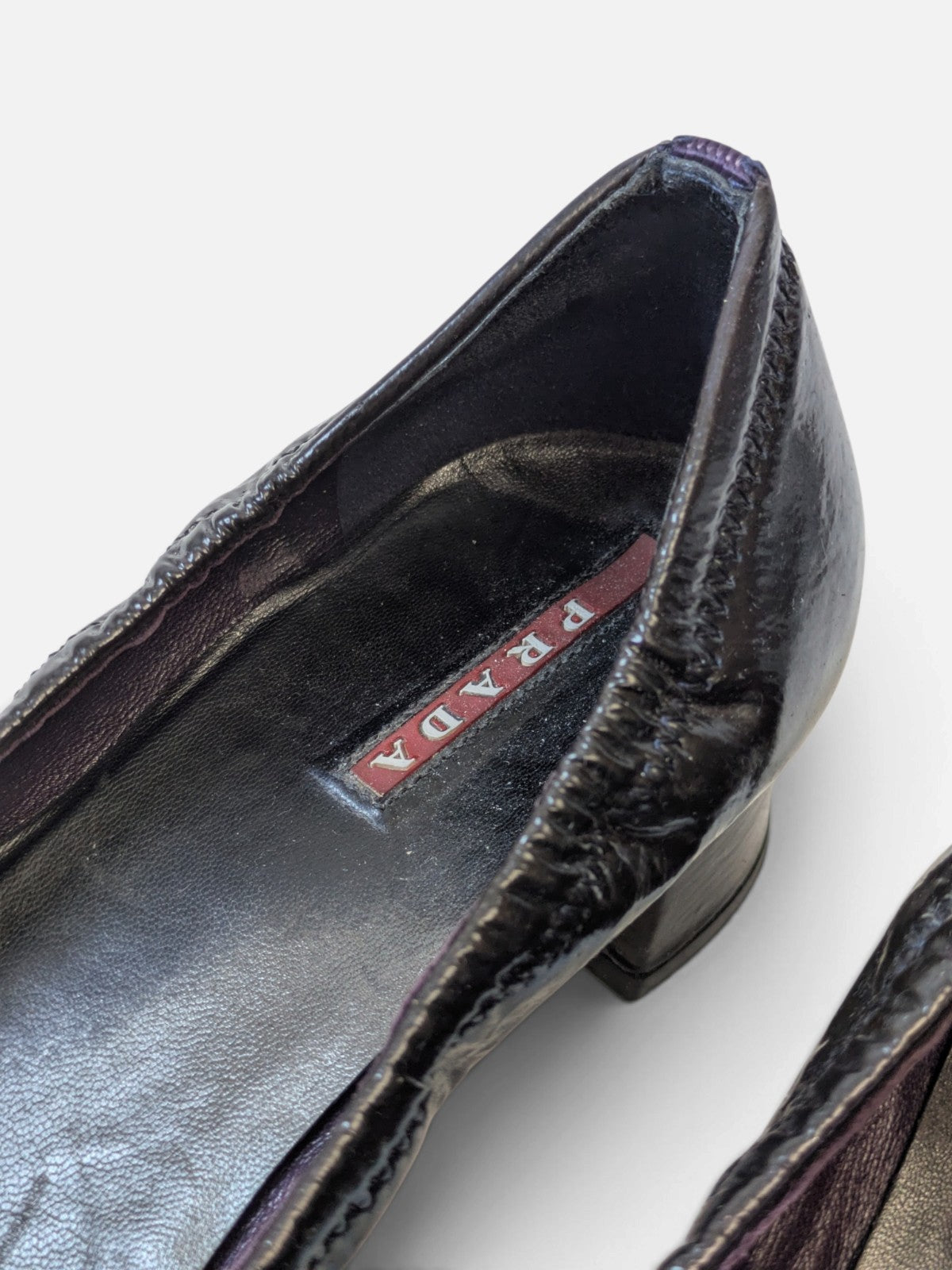 Prada chain-link loafer pumps (2000s)