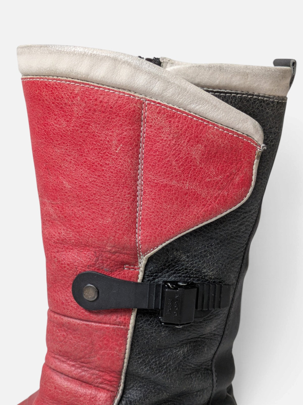 OxS cyber grunge biker boots (2000s)