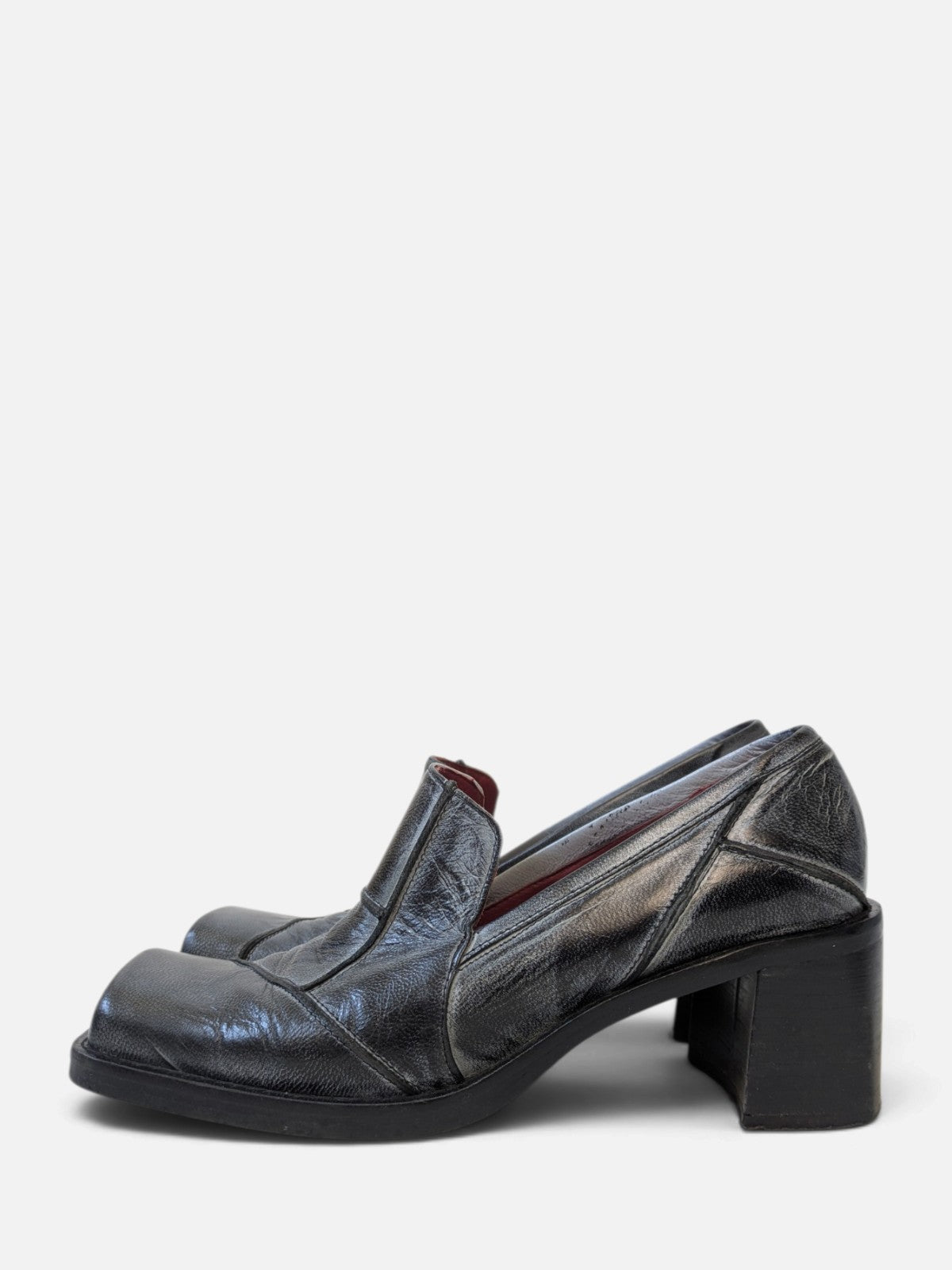 Spiral square toe loafers (2000s)