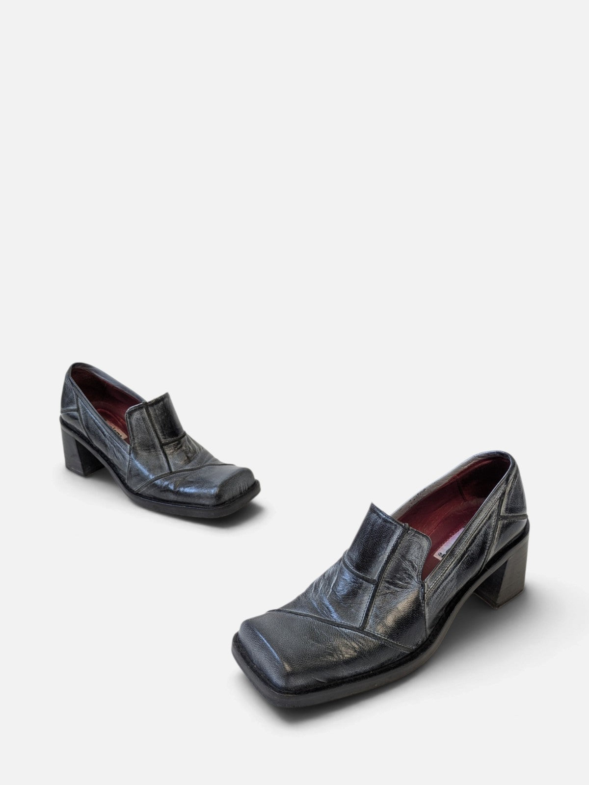 Spiral square toe loafers (2000s)