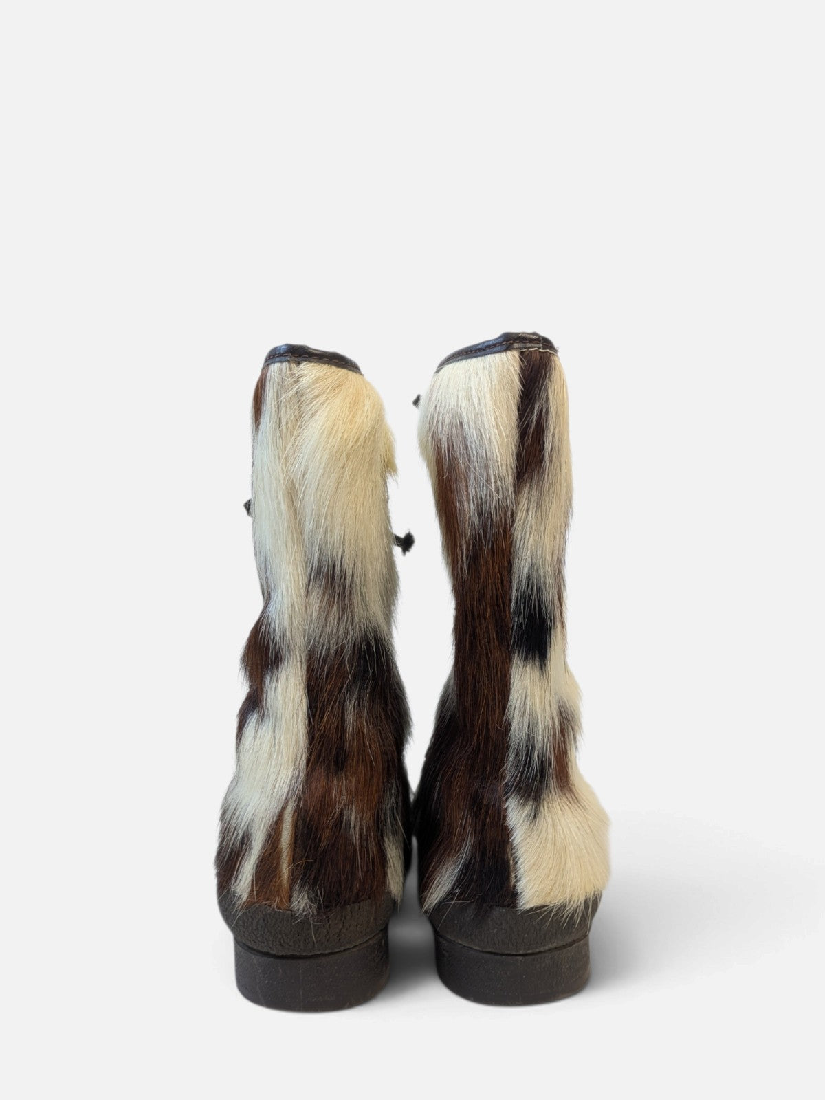 Fur après-ski snow boots (90s)