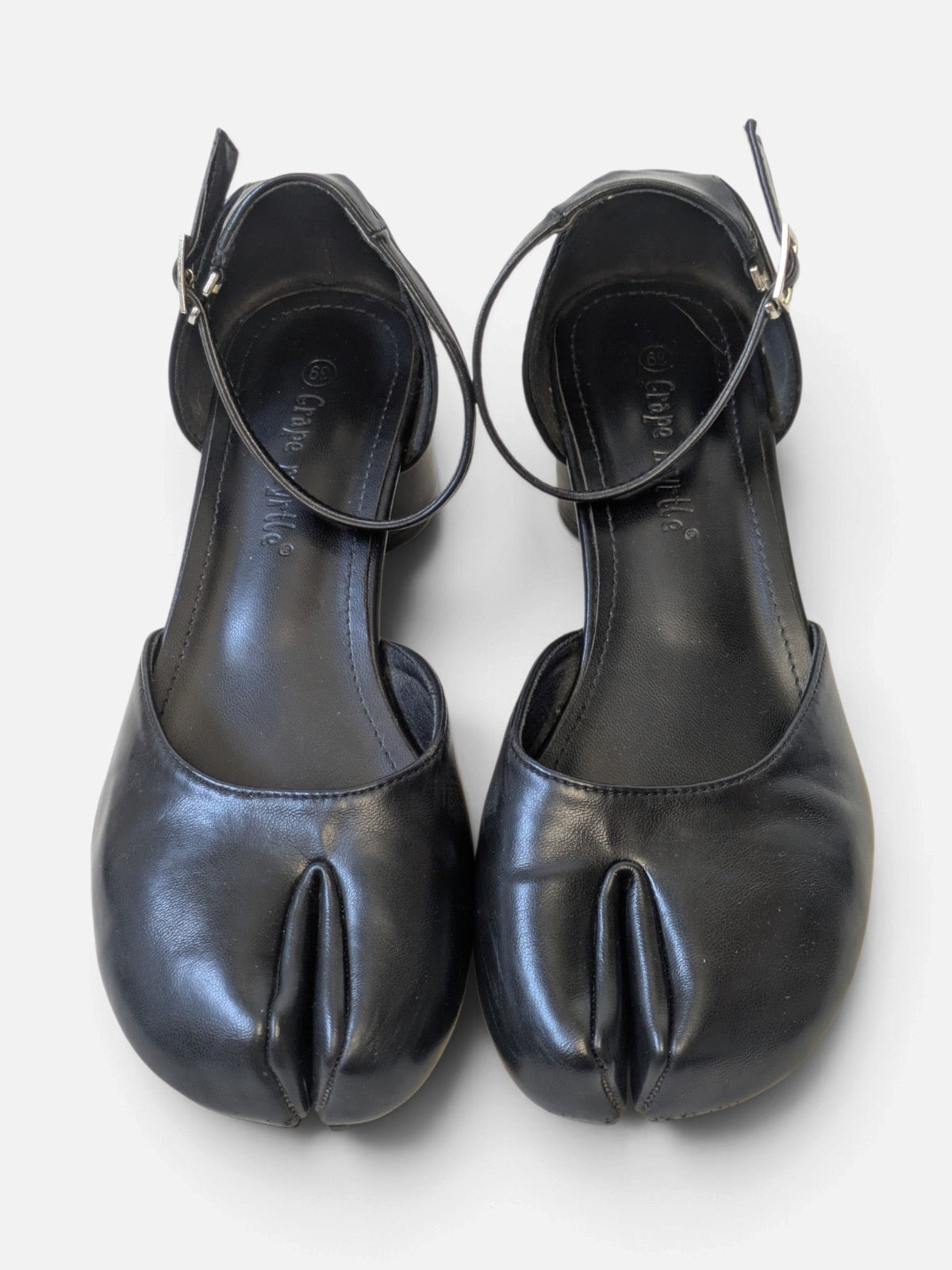 Tabi mary jane shoes with block heel