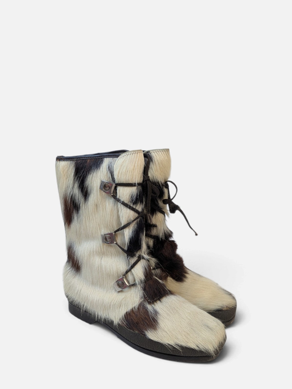 Fur après-ski snow boots (90s)