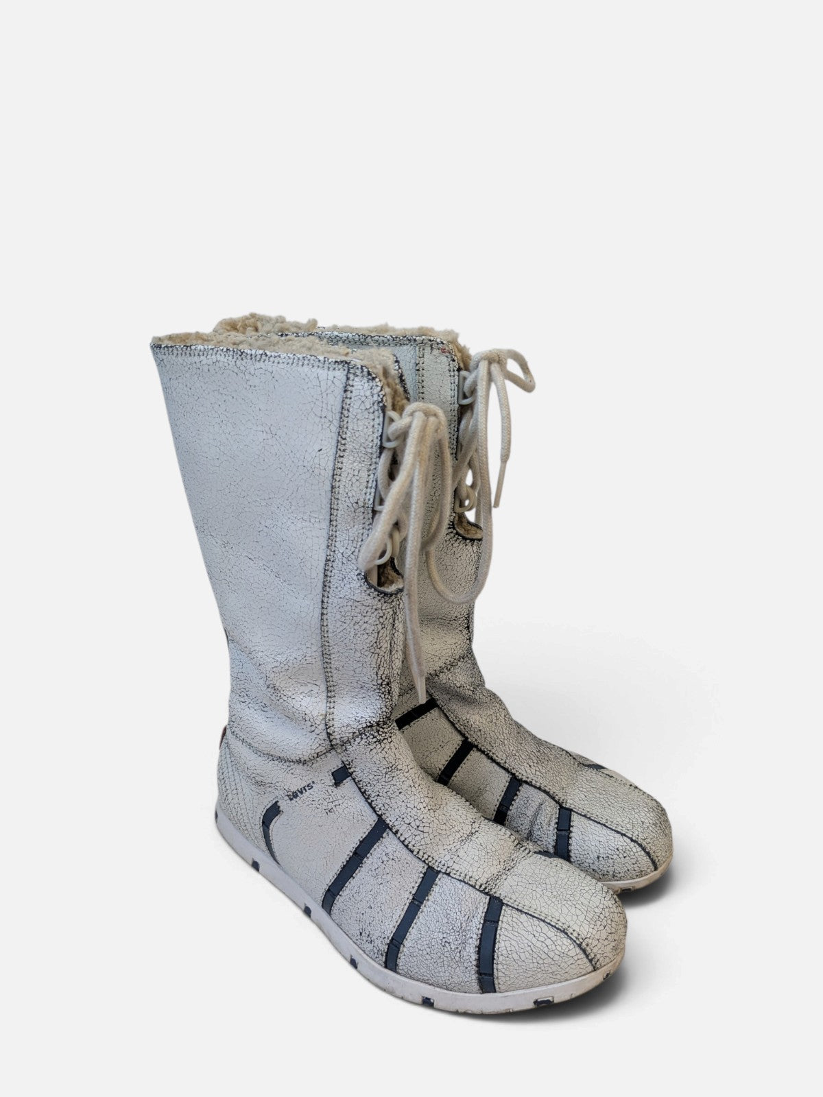 Levi's vintage sneaker boots, shearling lined (90s)
