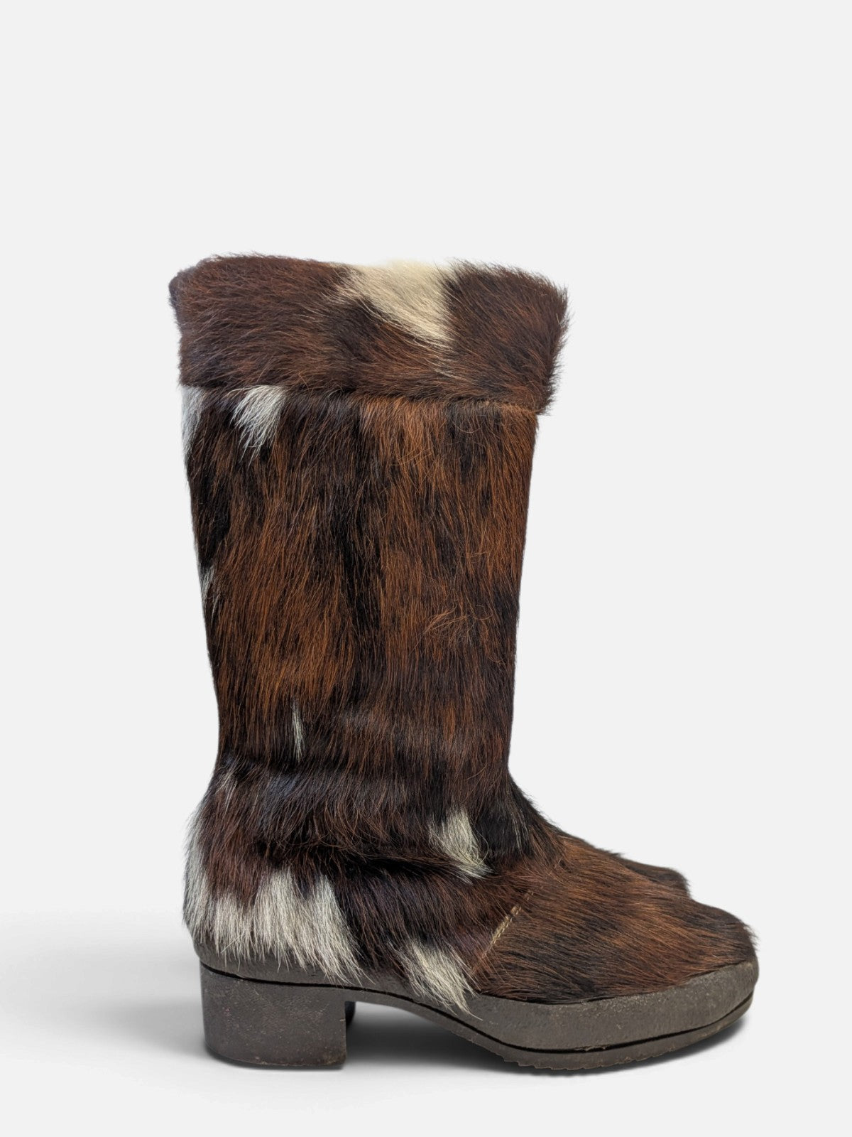 Fur après-ski snow boots (90s)