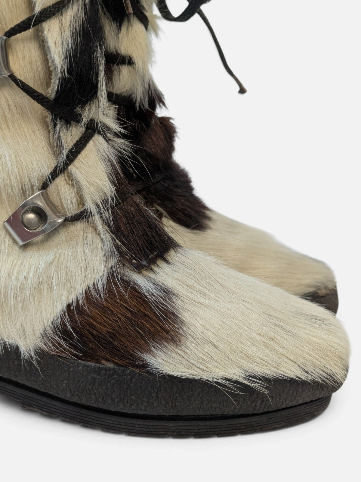 Fur après-ski snow boots (90s)