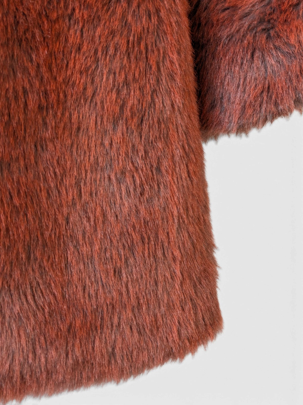 Fiorucci faux fur buckle coat (2000s)
