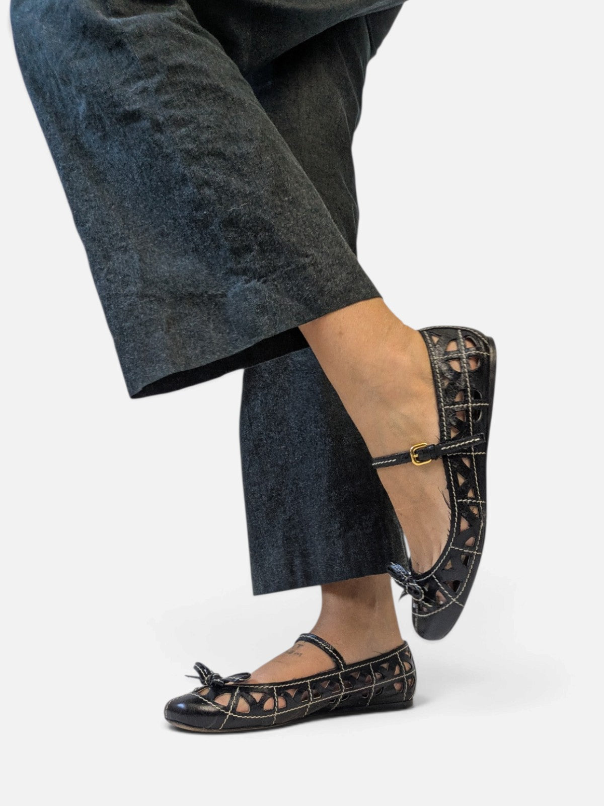 Prada Mary Jane ballet flats (2000s)