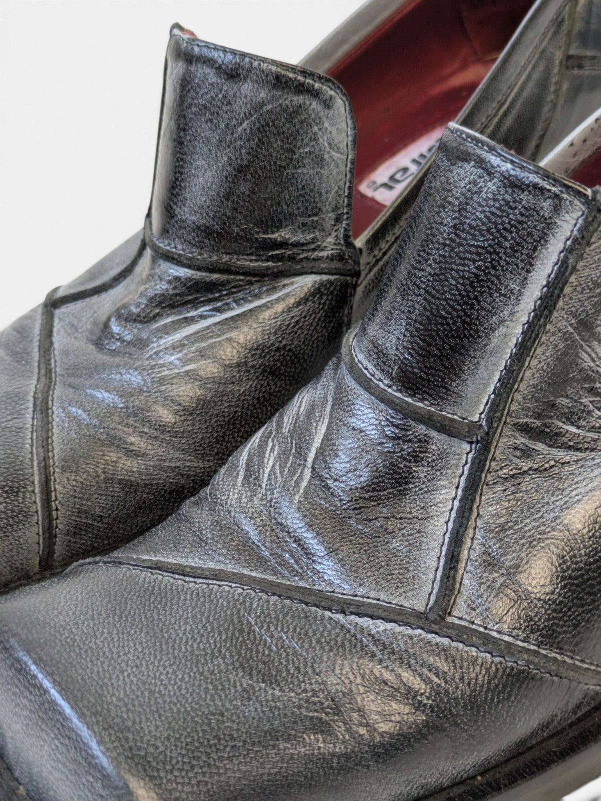 Spiral square toe loafers (2000s)