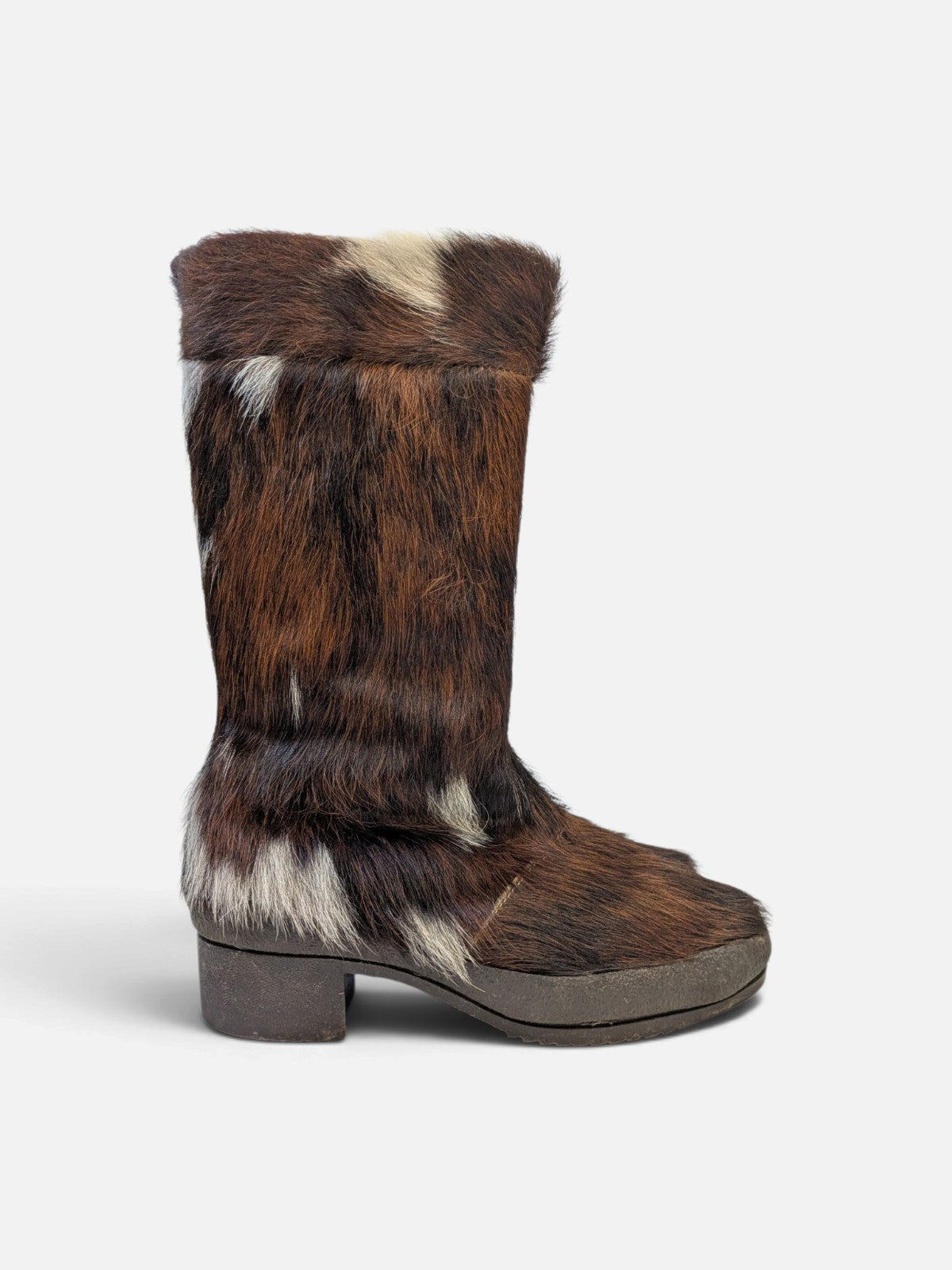 Fur après-ski snow boots (90s)