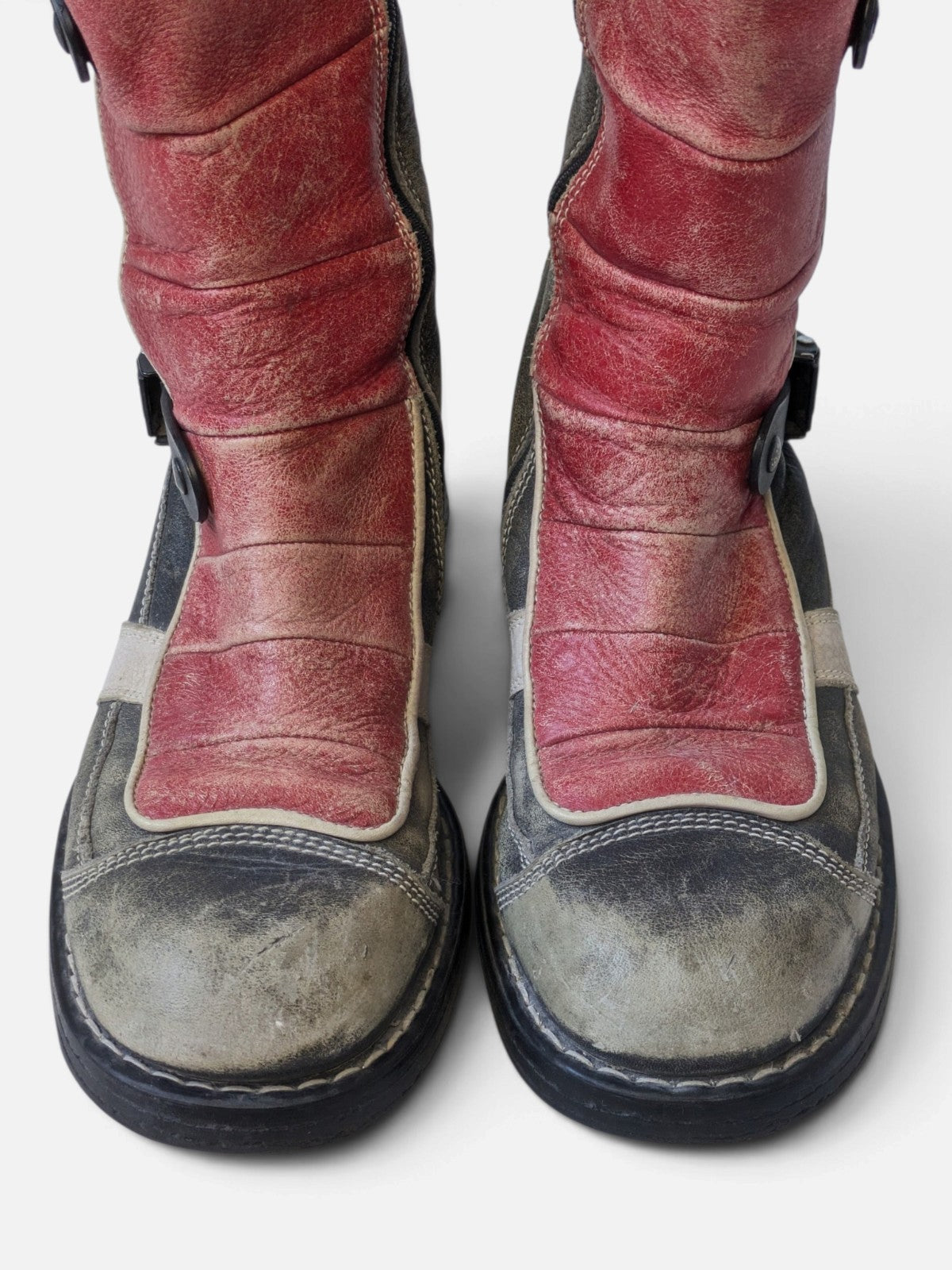 OxS biker grunge cyber boots (2000s)