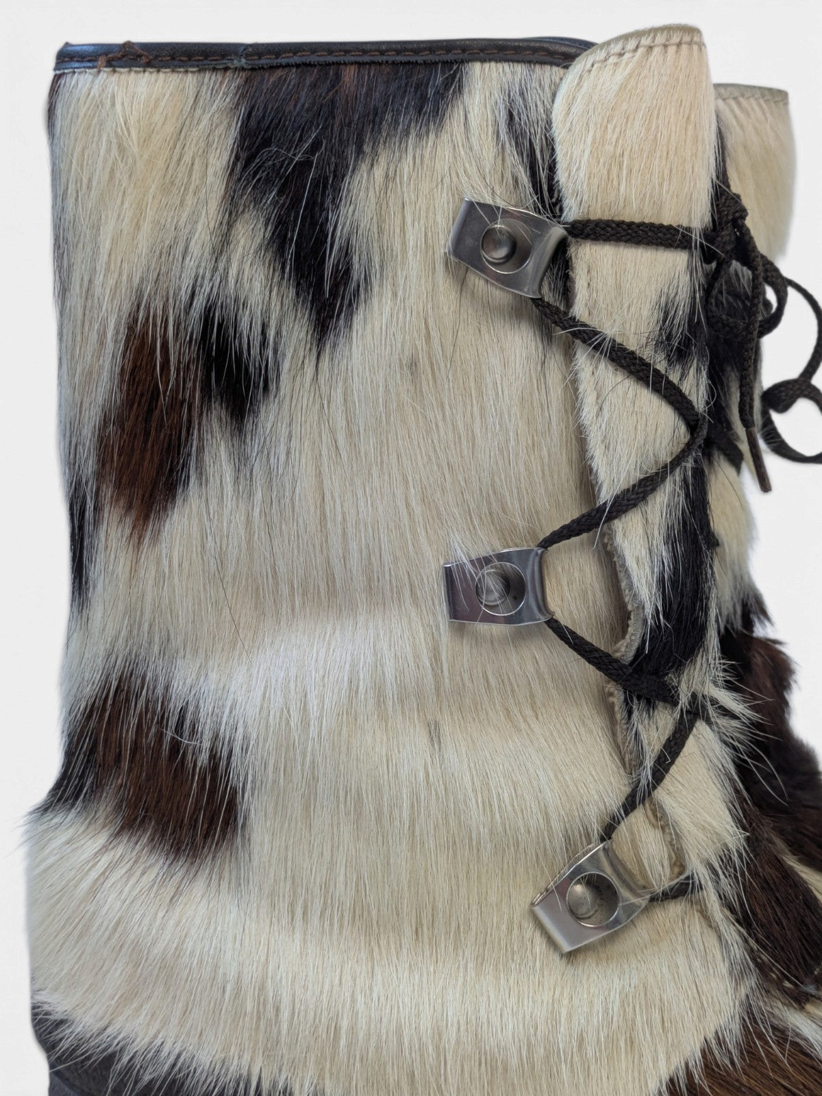 Fur après-ski snow boots (90s)