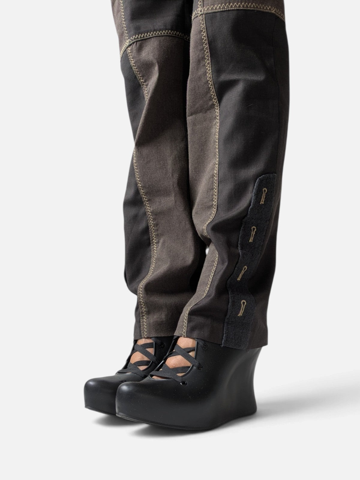 Melissa sculptural lace-up wedges (2000s)