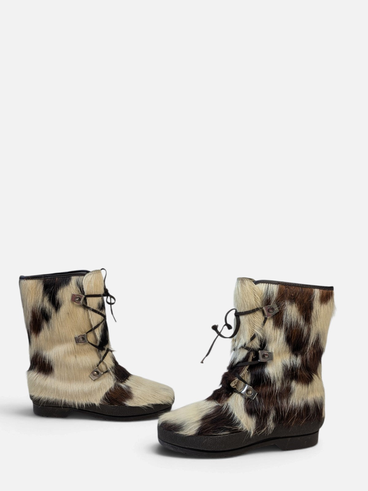 Fur après-ski snow boots (90s)