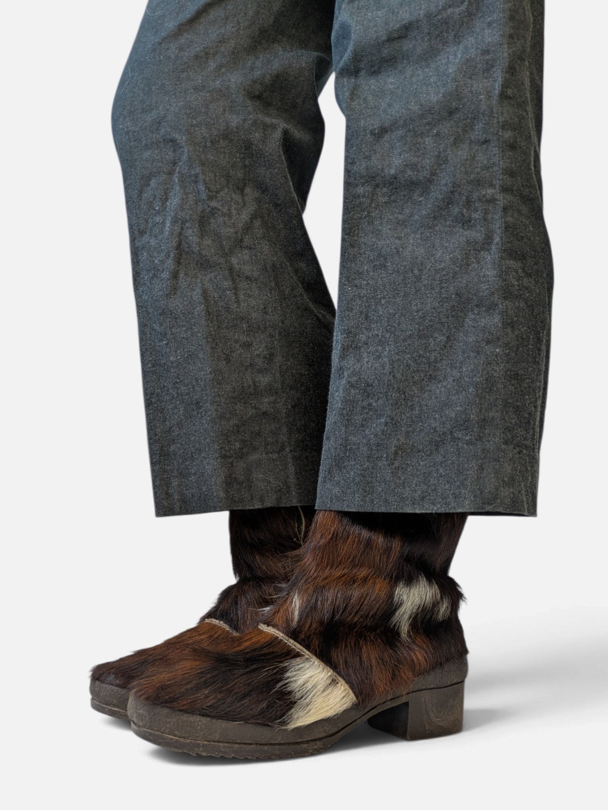 Fur après-ski snow boots (90s)