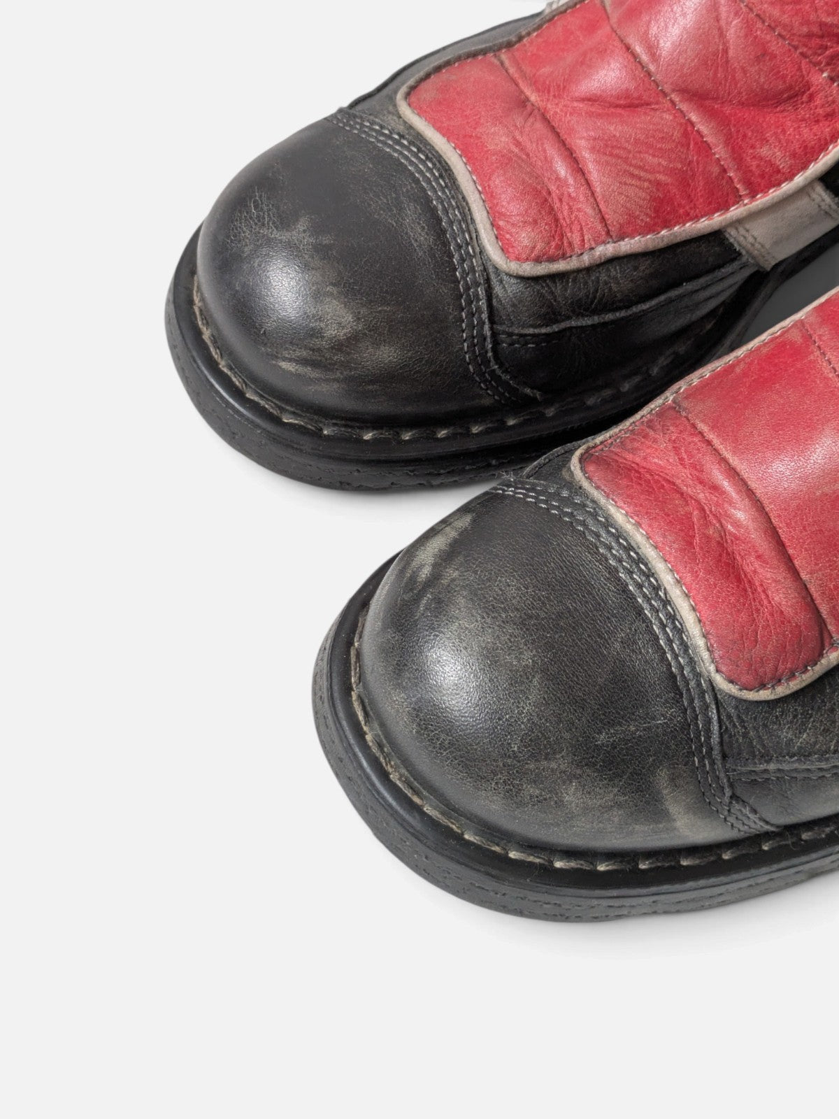 OxS cyber grunge biker boots (2000s)